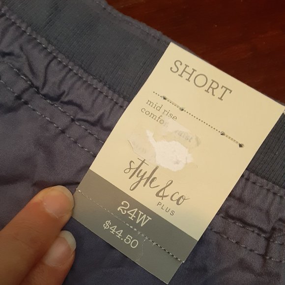 Style & Co Zig Zag Table Mid Rise Comfort Fit Bermuda Shorts Studio - Picture 10 of 15